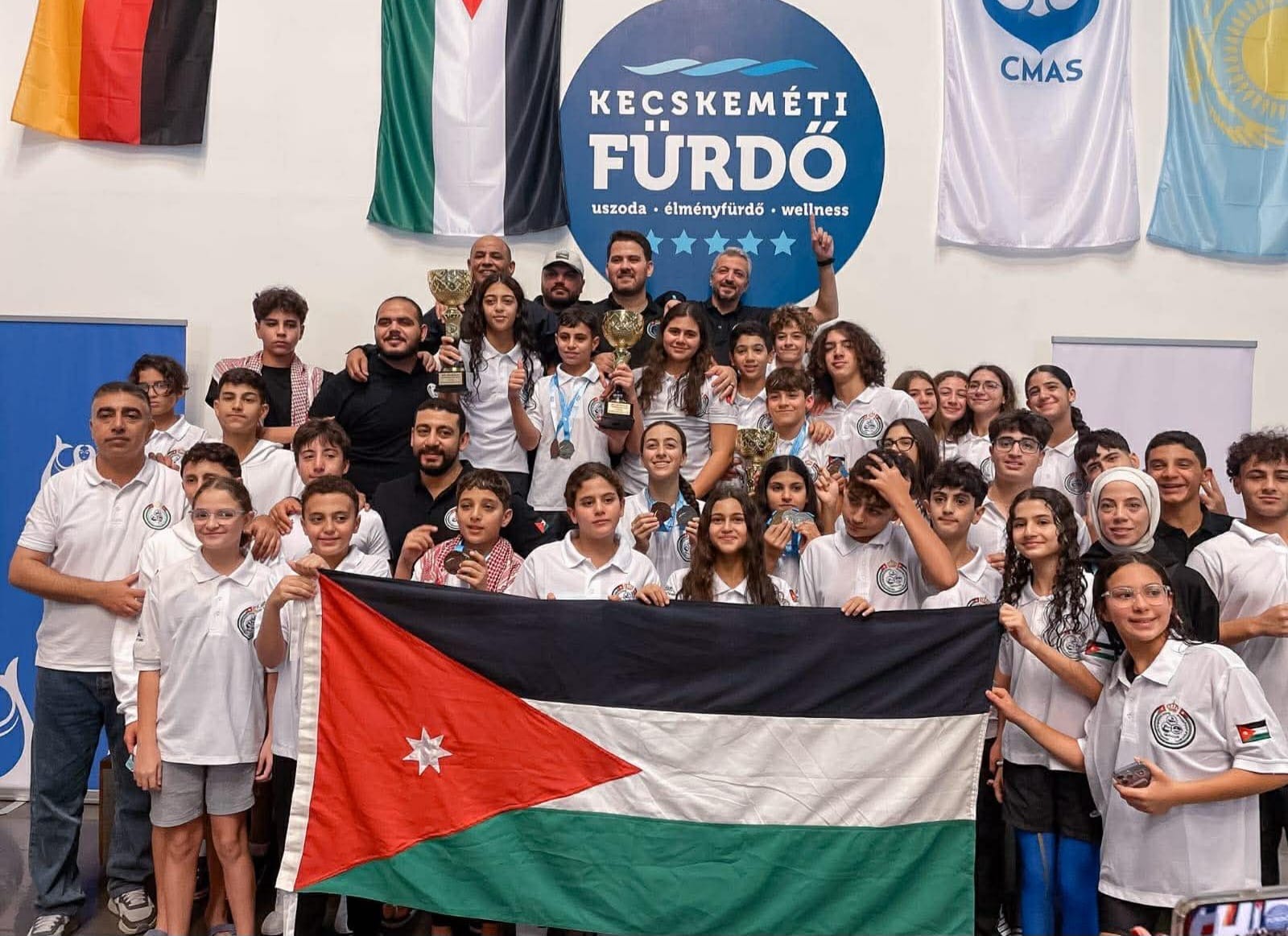 منتخب سباحة الزعانف يحصل على 23 ميدالية في بطولة كأس العالم