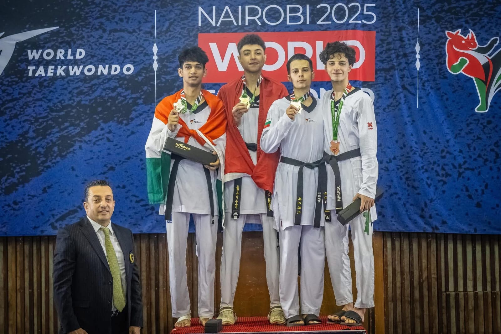 Jordan’s Jaafar Al-Daoud Wins Bronze at World U-21 Taekwondo Championships