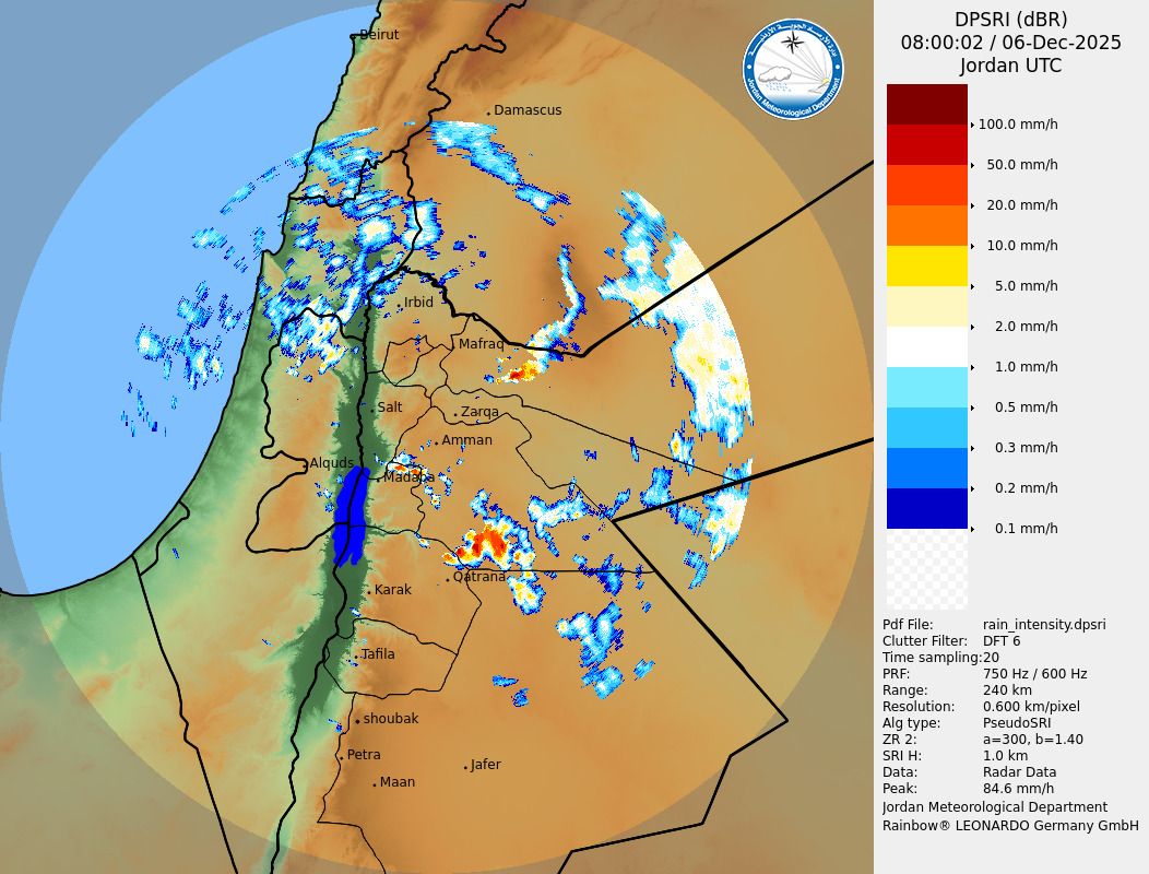 أمطار غزيرة متواصلة وتحذيرات من تشكل السيول في الأودية والمناطق المنخفضة