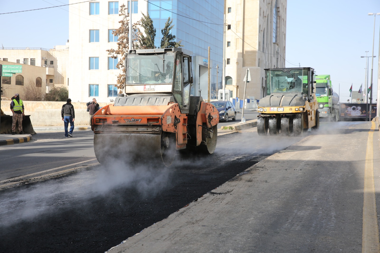أمانة عمان: تعبيد 2.8 مليون متر مربع من شوارع العاصمة خلال 4 أشهر