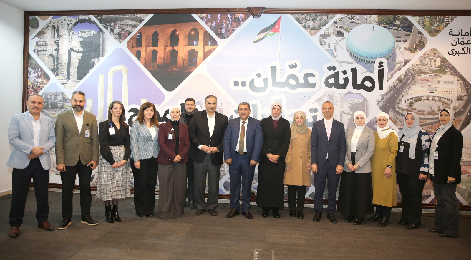 وفد فلسطيني يطلع على تجربة أمانة عمان في التخطيط الحضري