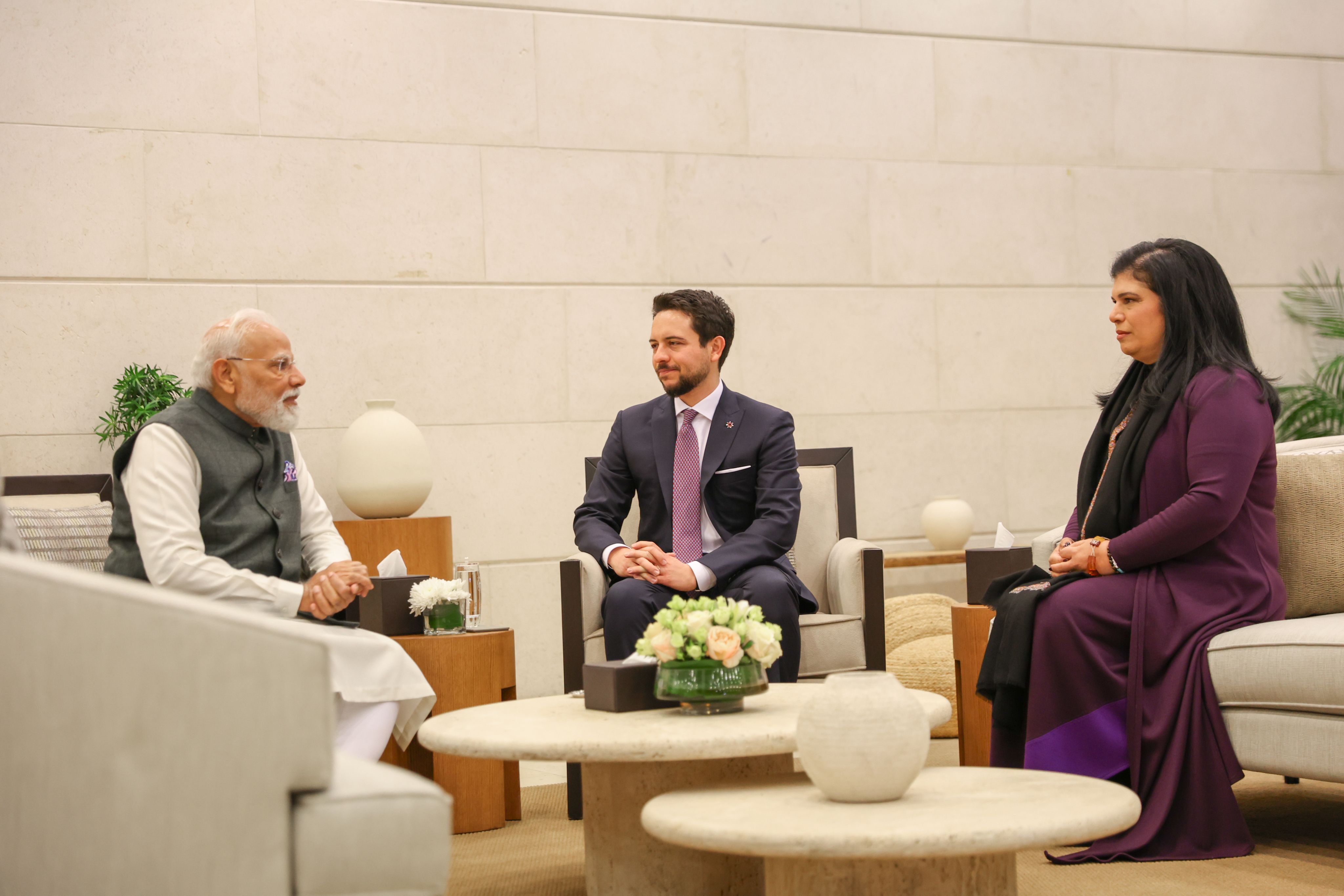 Crown Prince accompanies India PM on visit to Jordan Museum