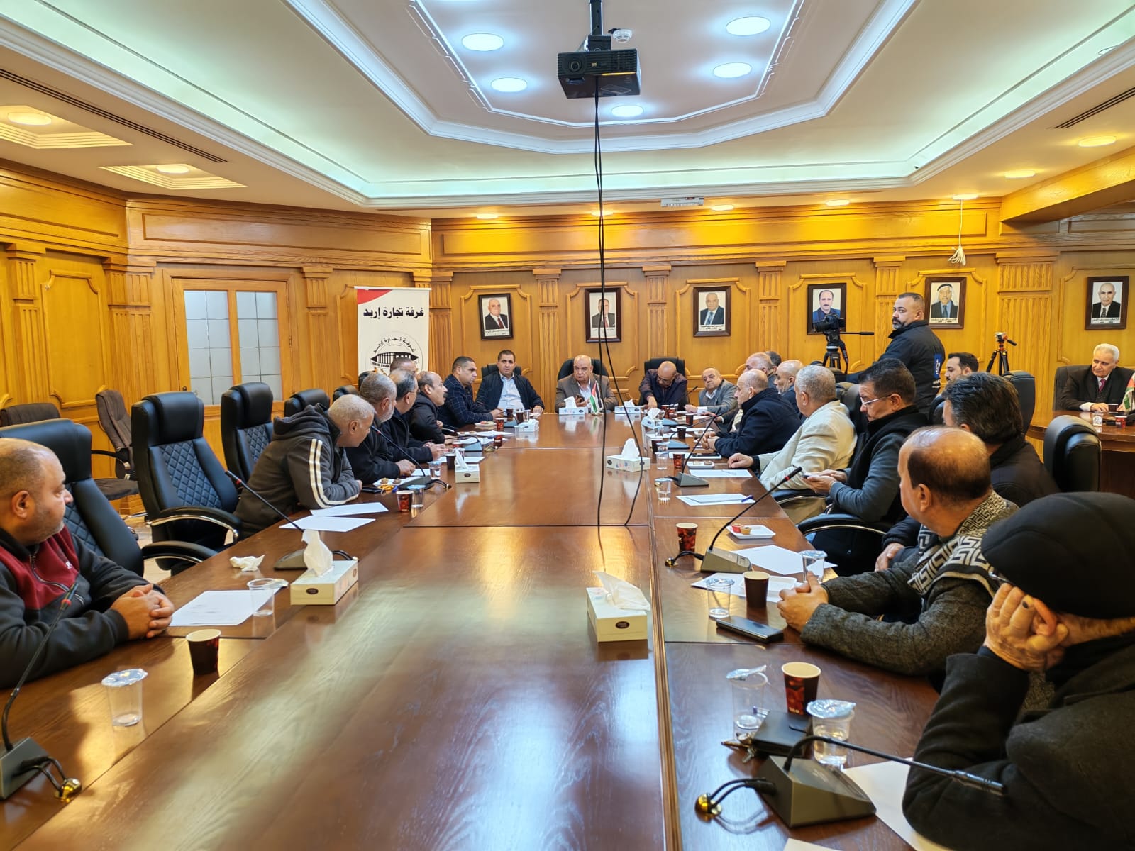 اجتماع يتدارس مشروع "حسبة الجورة" وسط اربد