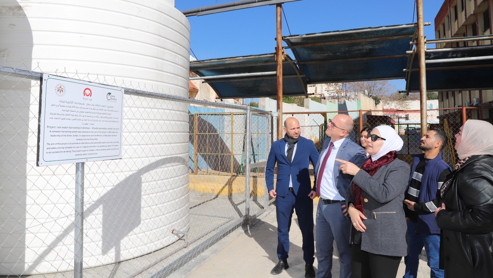 "التربية" تختتم مشروع الحصاد المائي في مدارس عمان