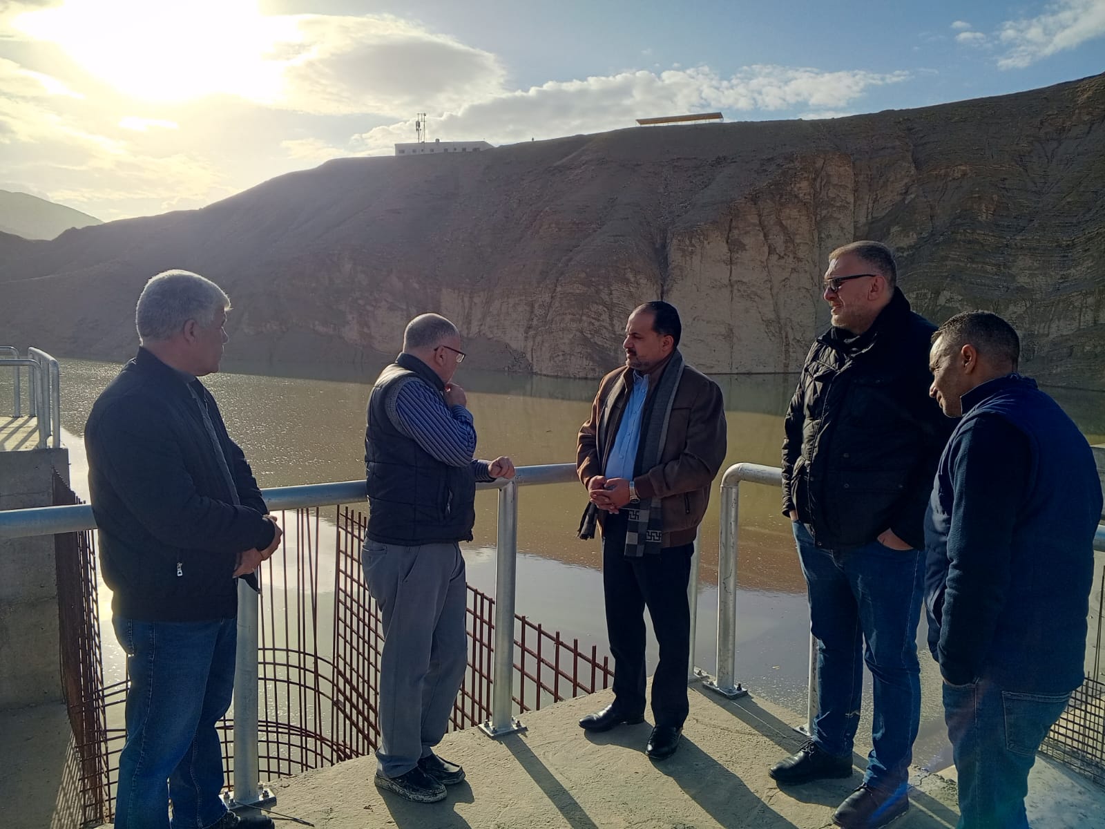 أمين عام سلطة وادي الأردن يتفقد سدي ابن حماد والكرك