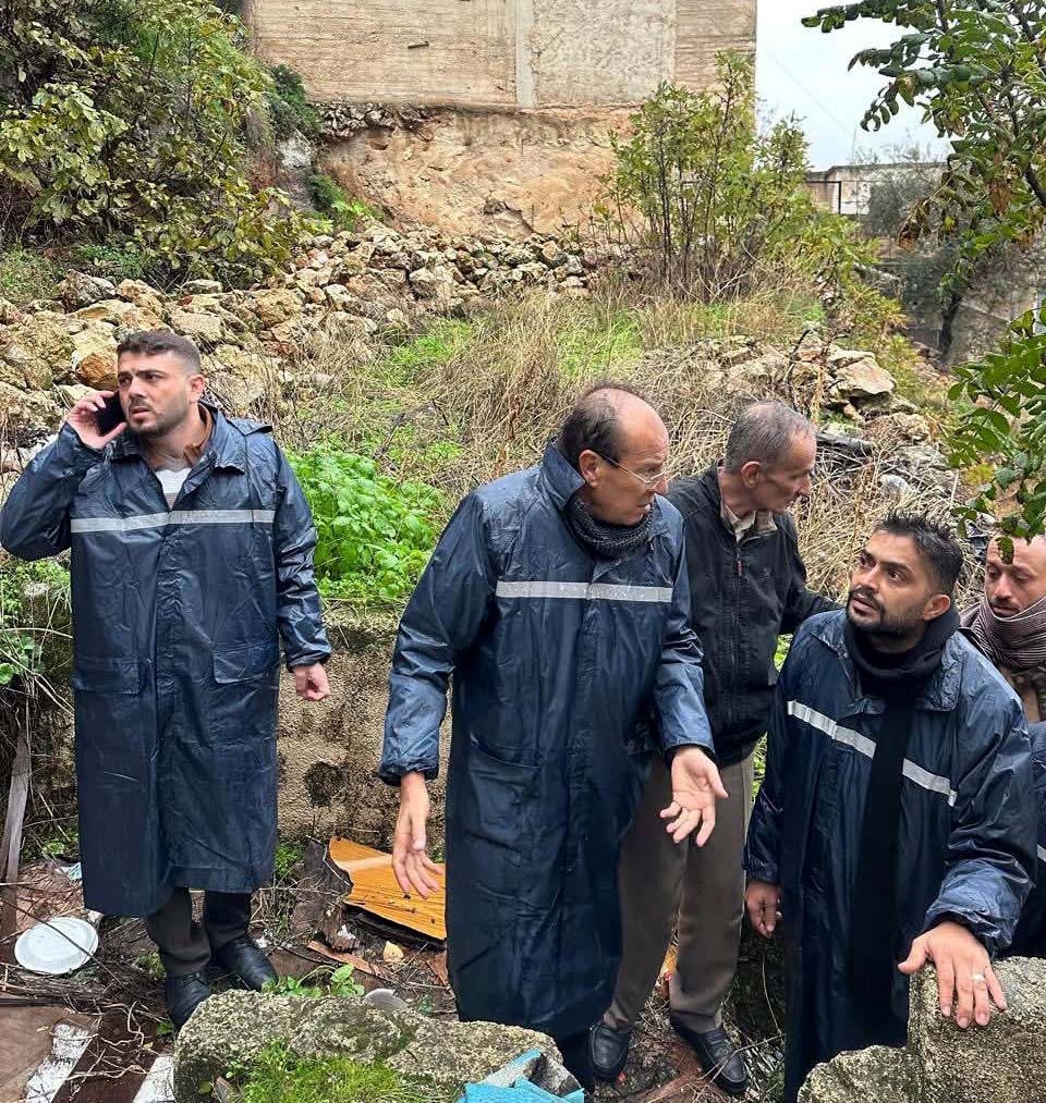 بلدية كفرنجة الجديدة تفعل غرفة العمليات خلال المنخفض الجوي