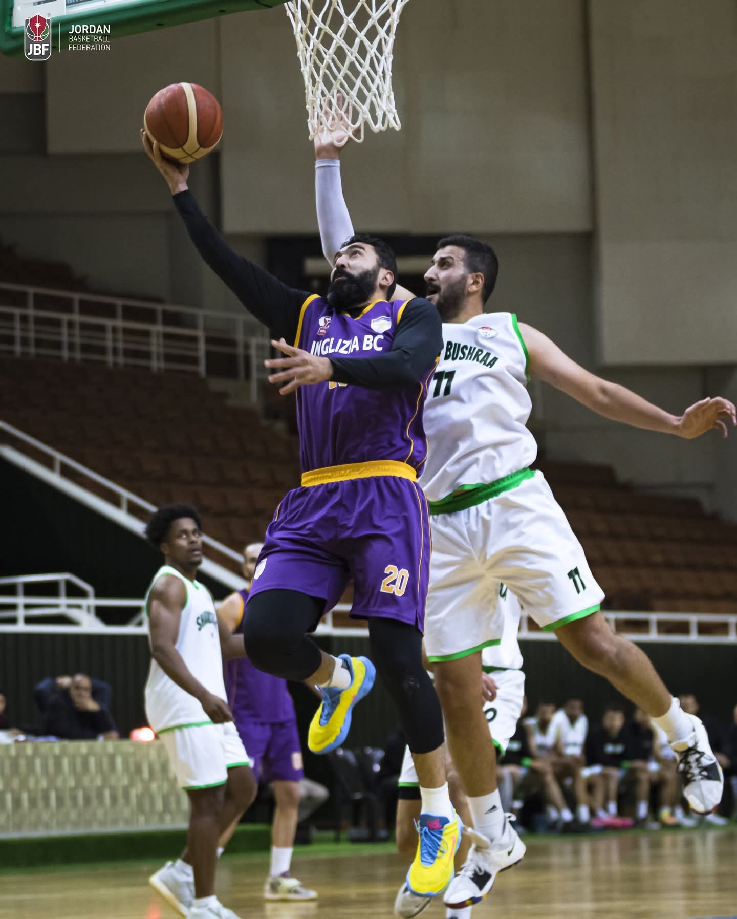 الإنجليزية تتفوق على شباب بشرى في الدوري الممتاز لكرة السلة