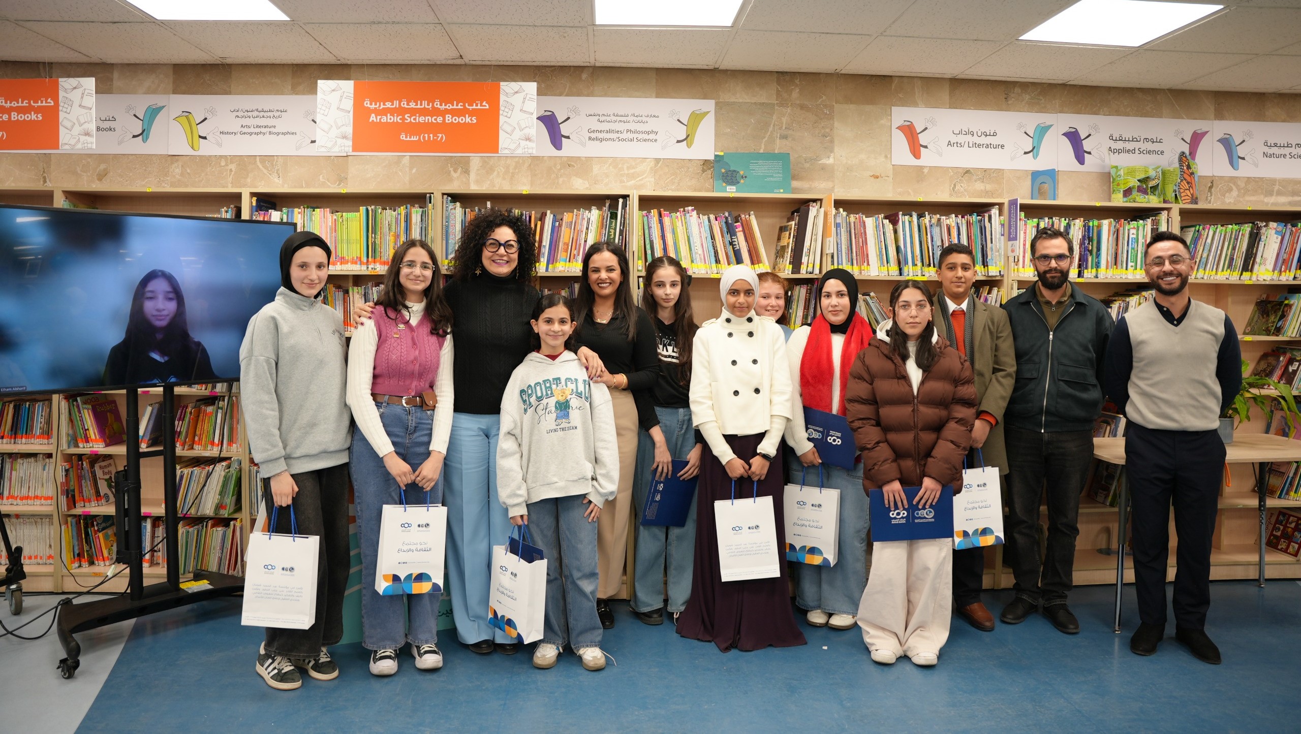 "شومان" تكرم الفائزين بمسابقة 16قبل 16