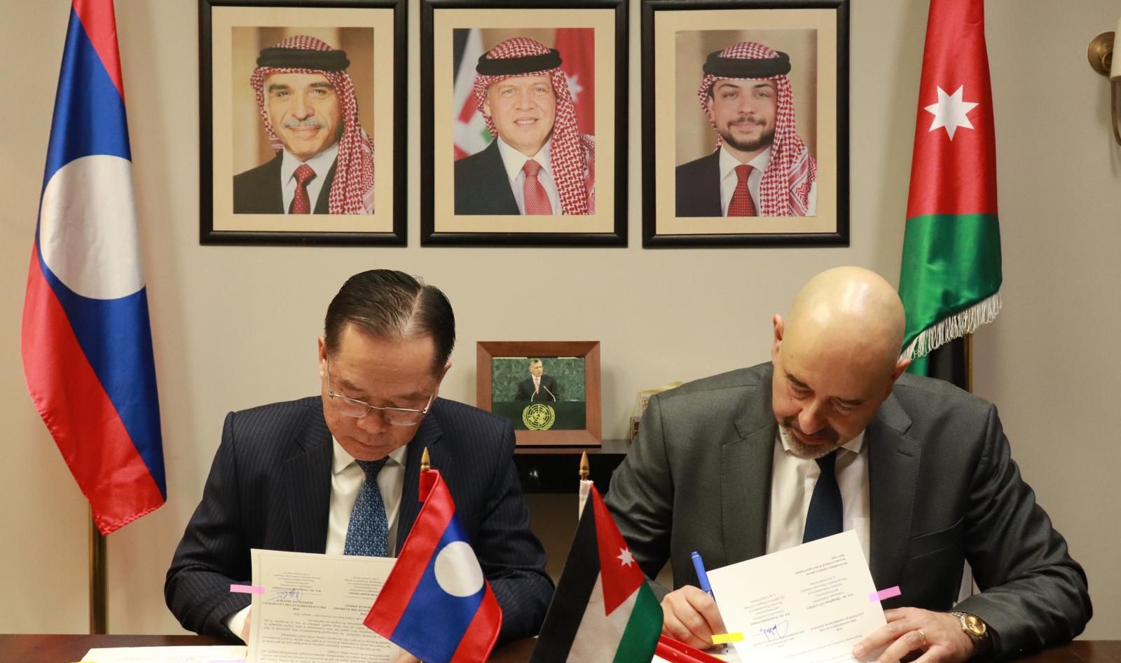 Jordan, Lao sign agreement to establish diplomatic relations