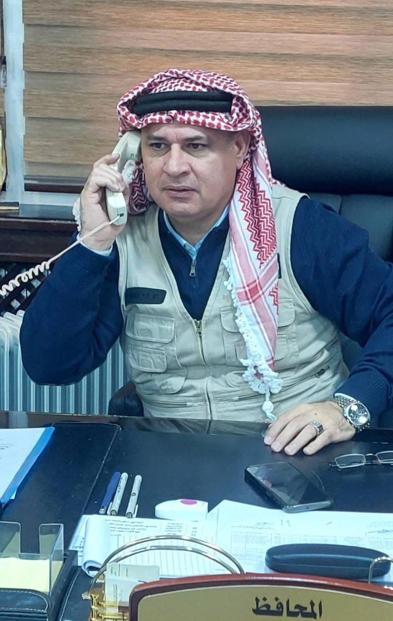 محافظ جرش تفعيل غرفة العمليات على مدار الساعة خلال المنخفض الجوي