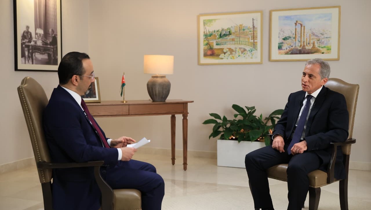 In an interview with Jordanian TV, Hassan: The government has a clear work programme and is fully aware of the magnitude of the requirements and challenges it faces