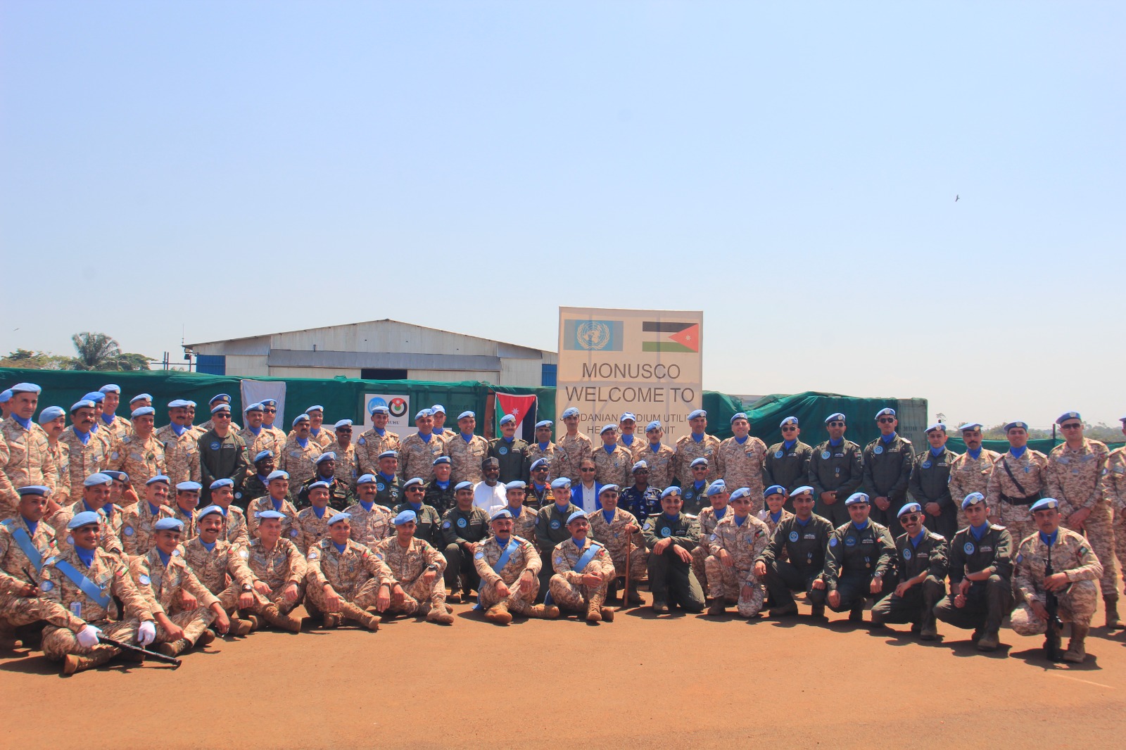 Jordanian Helicopter Unit Awarded UN Service Medals in Congo