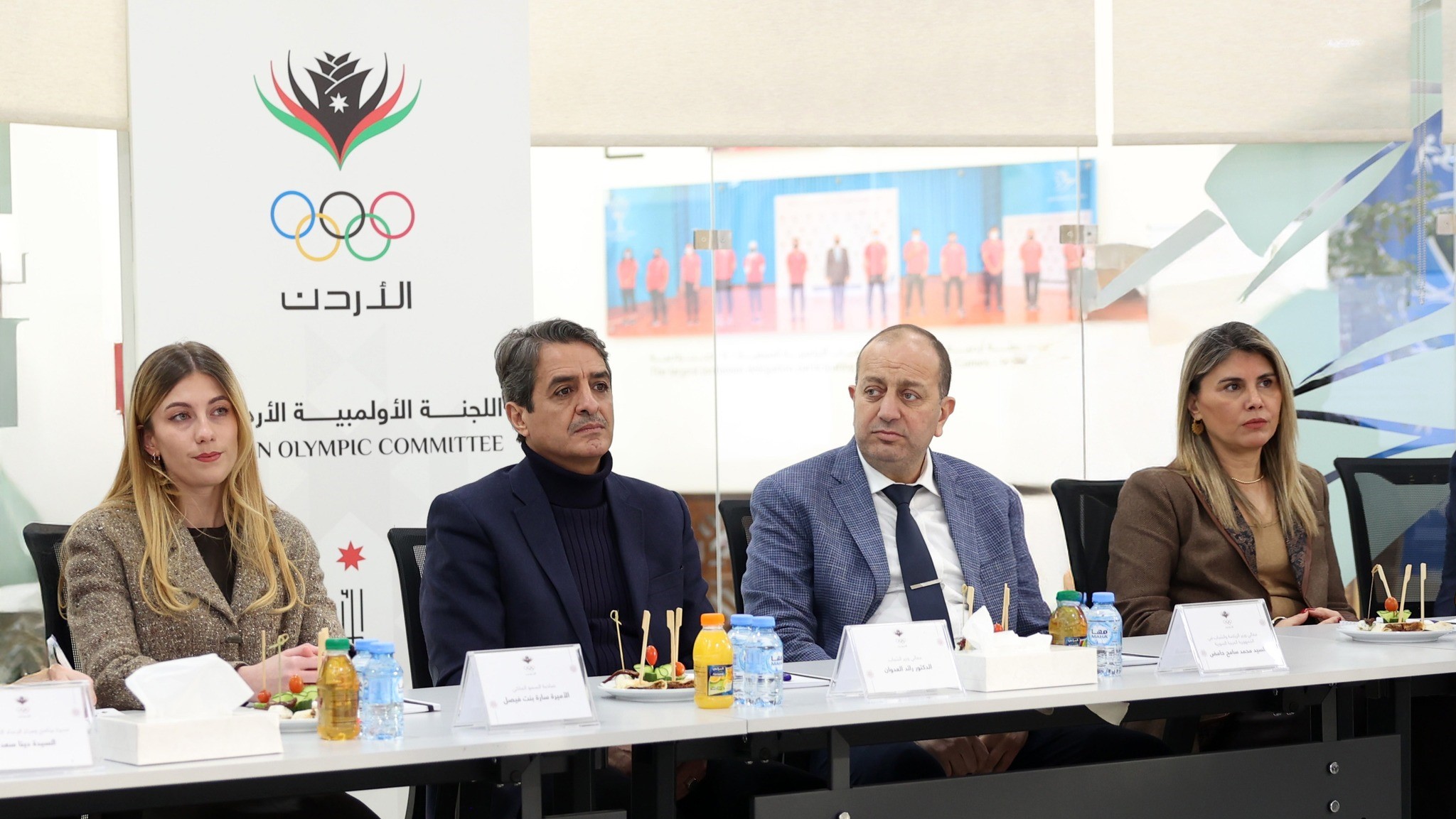 وزير الشباب السوري يزور اللجنة الأولمبية الأردنية