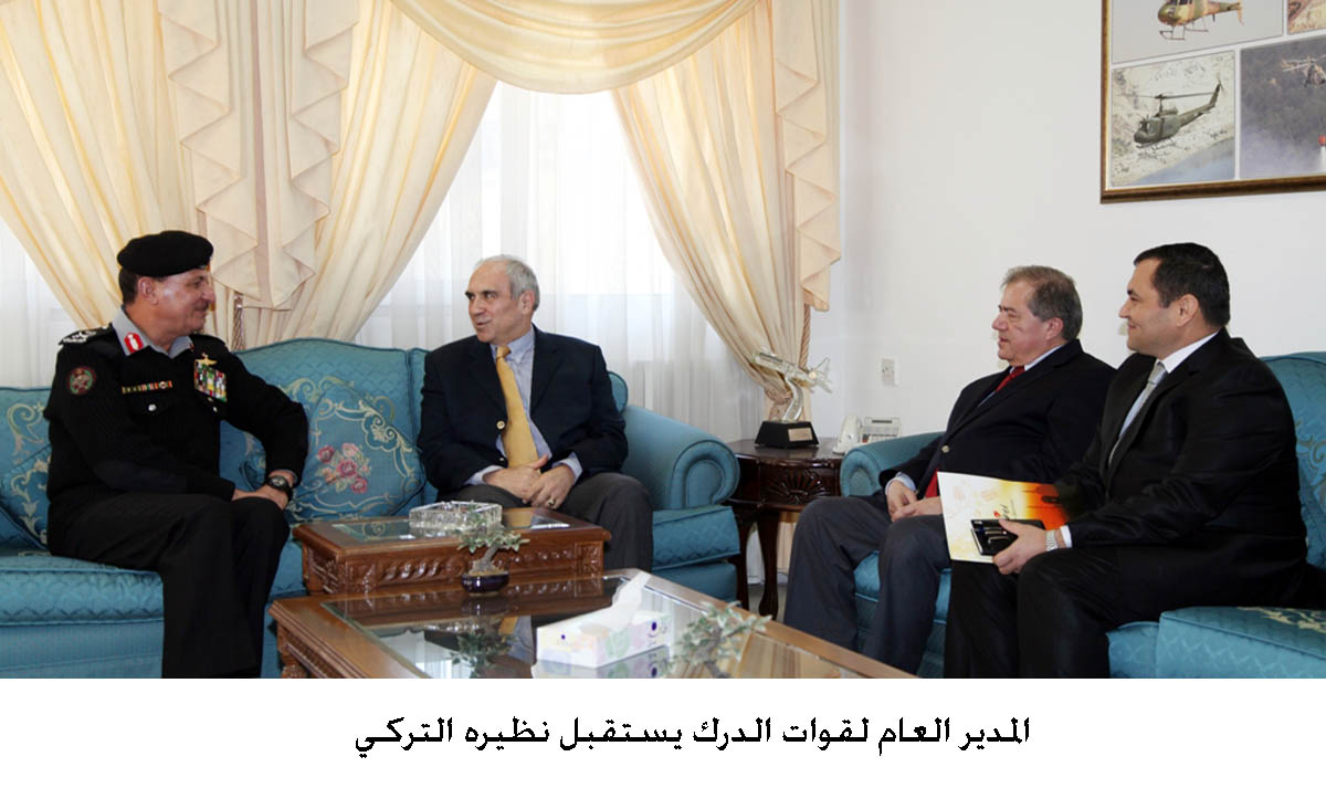 Gendarmerie Chief receives his Turkish counterpart