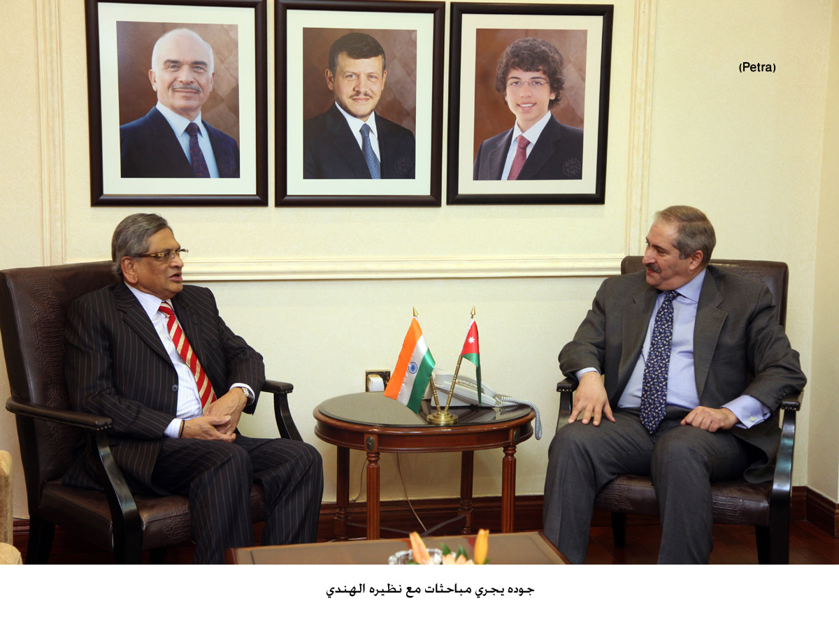 جوده يجري مباحثات مع نظيره الهندي