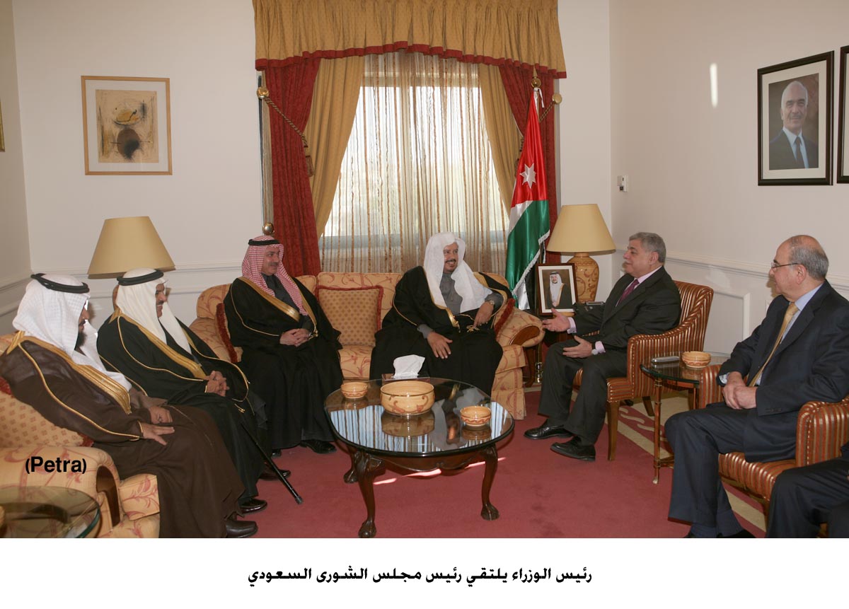 رئيس الوزراء يلتقي رئيس مجلس الشورى السعودي