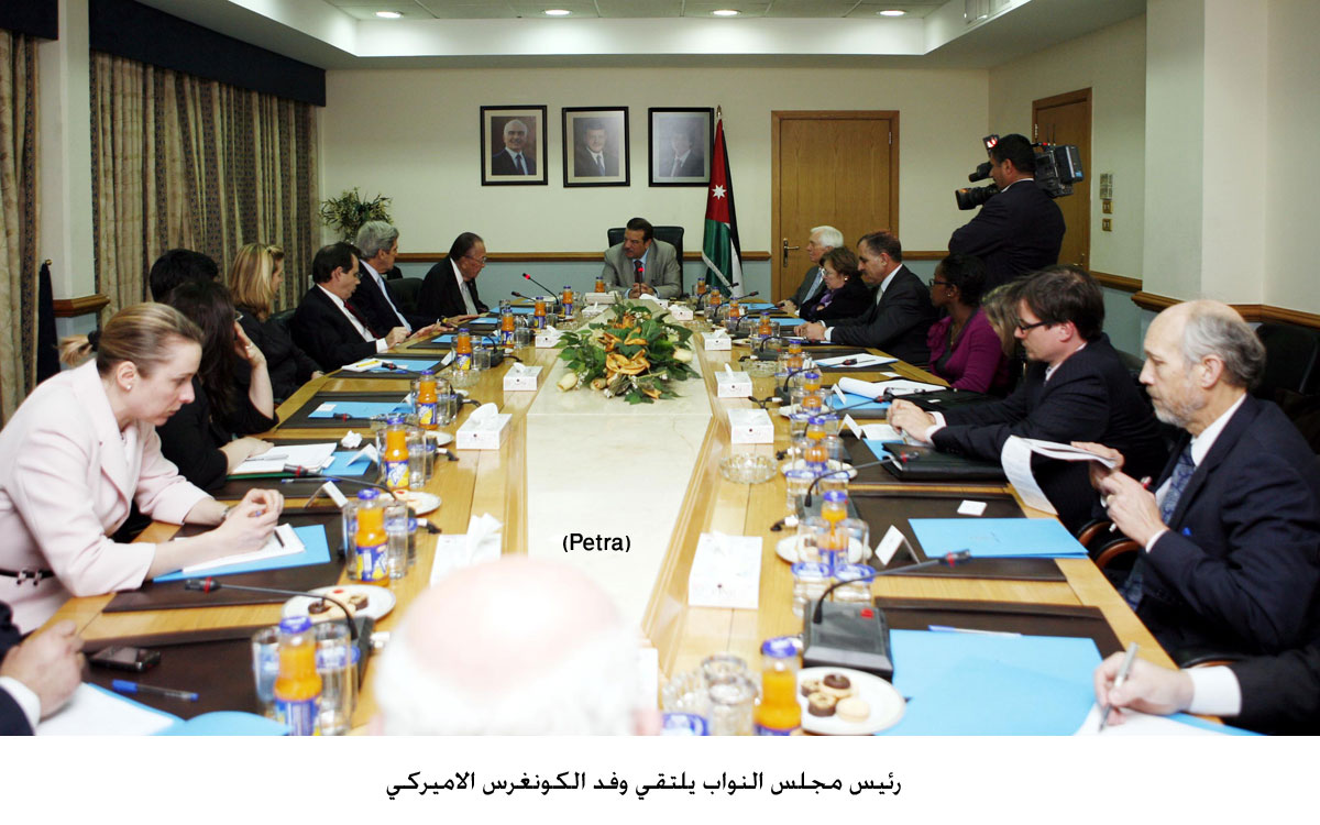 رئيس مجلس النواب يلتقي وفد الكونغرس الاميركي