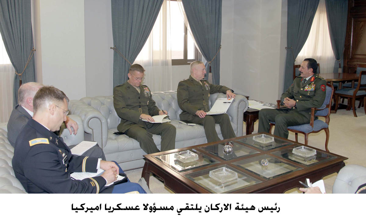 رئيس هيئة الاركان يلتقي مسؤولا عسكريا اميركيا
