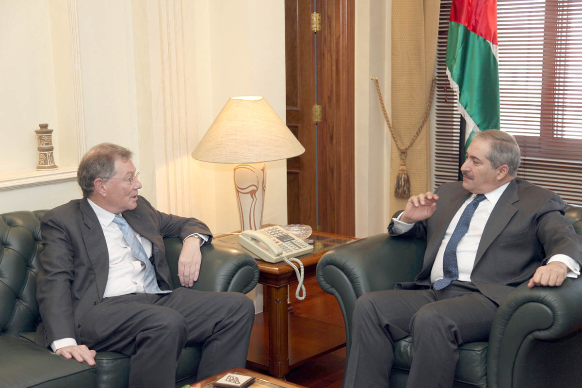 Judeh meets Middle East Peace Special Coordinator