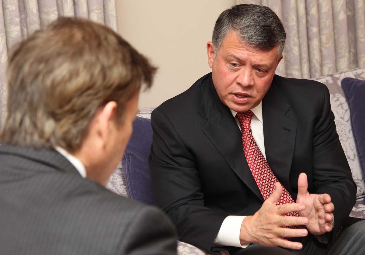 الملك: الفلسطينيون والاسرائيليون حققوا تقدما ويبحثون عن مخرج لكسر الجمود بمفاوضات السلام