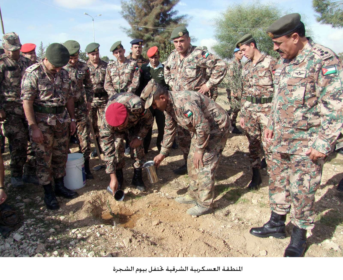 المنطقة العسكربية الشرقية تحتفل بيوم الشجرة