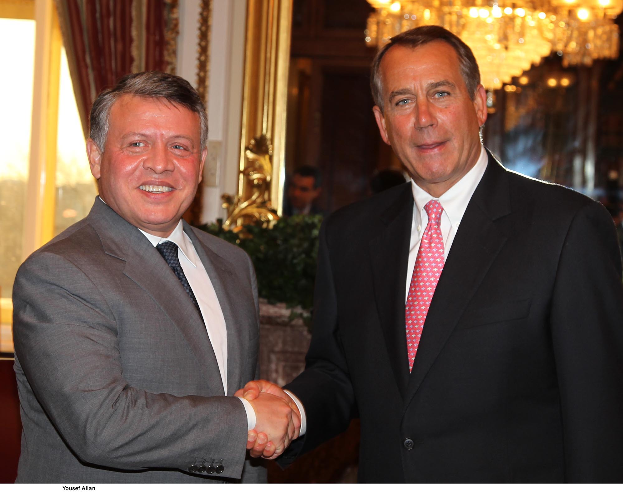 الملك يتابع لقاءاته في الكونغرس الأميركي