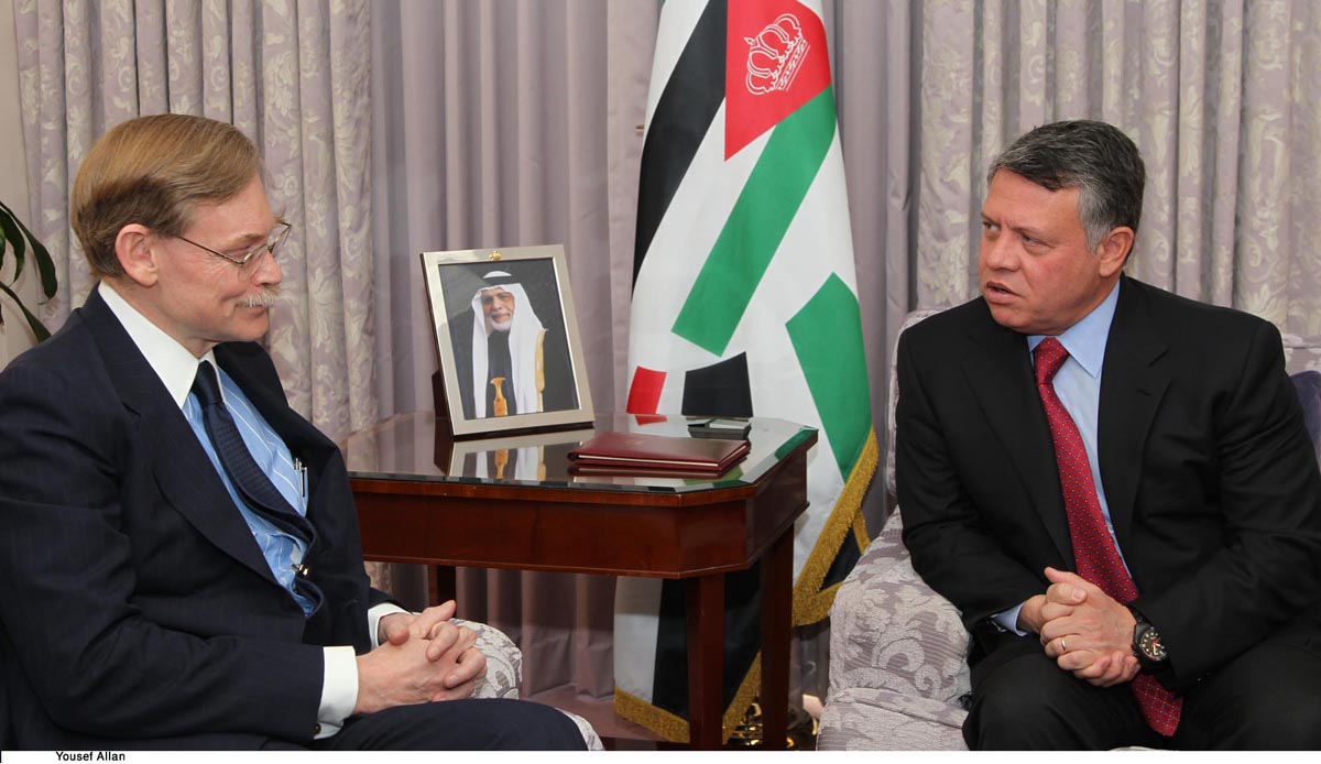 الملك يلتقي رئيس البنك الدولي ومديرة صندوق النقد ..