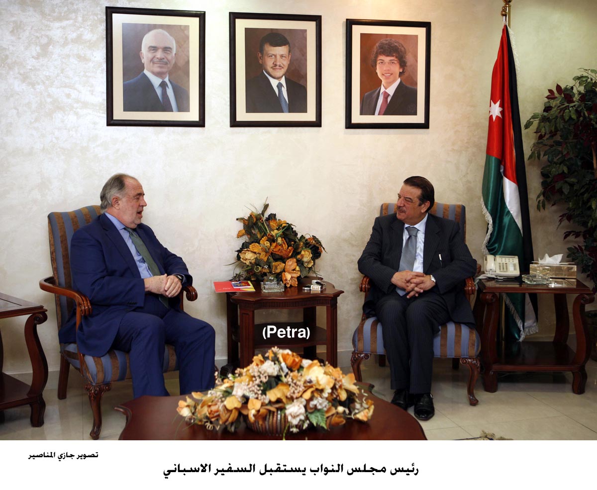 رئيس مجلس النواب يستقبل السفير الاسباني