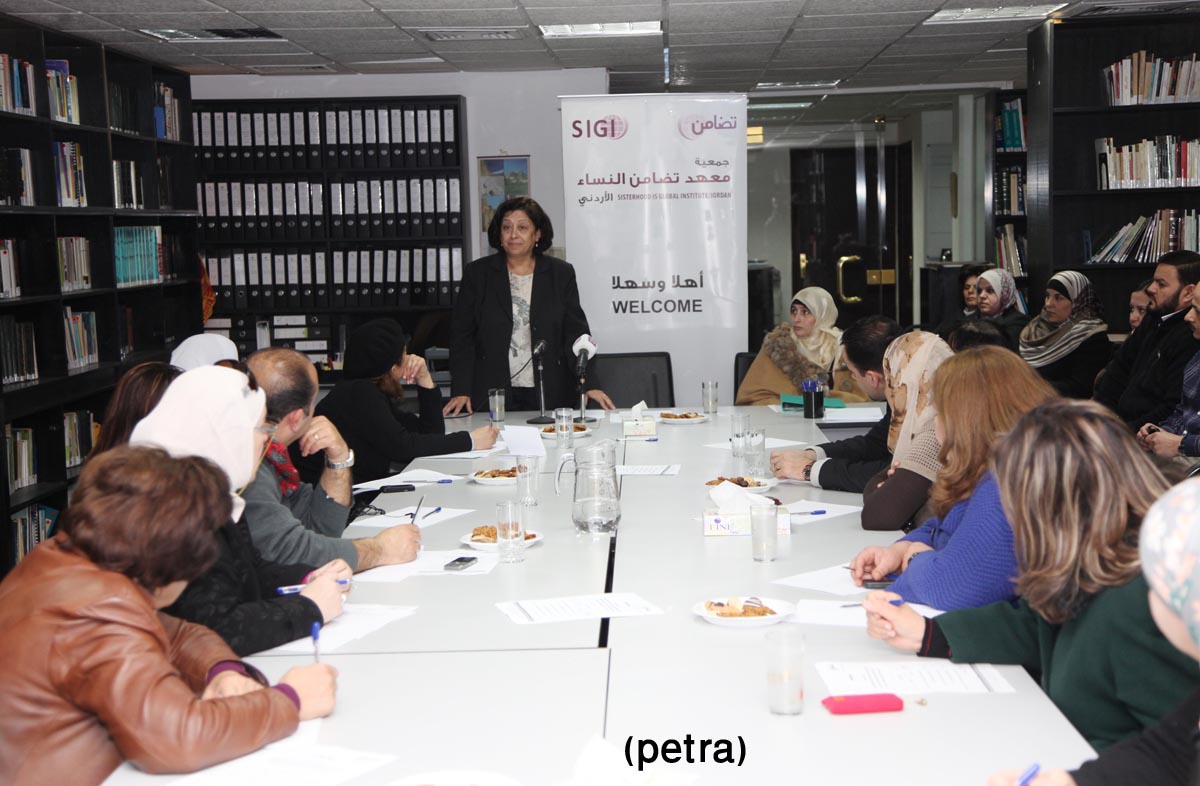 ممثلات المجتمع المدني يتضامن مع نساء سوريا وليبيا