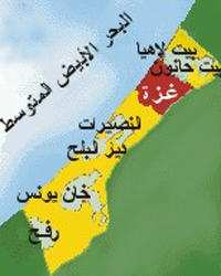 اصابة مواطنين فلسطينيين في سلسلة غارات لطائرات اسرائيلية على غزة