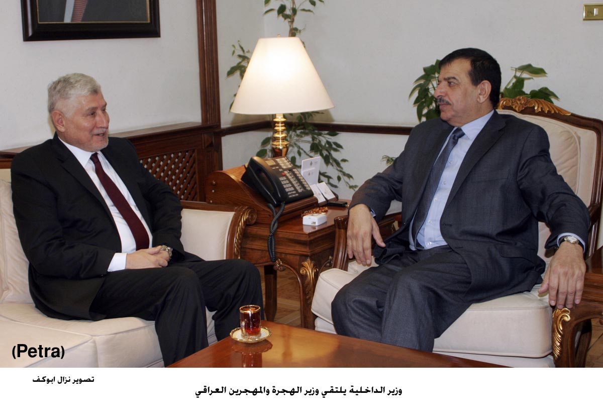 Interior minister meets Iraqi immigration and immigrants minister