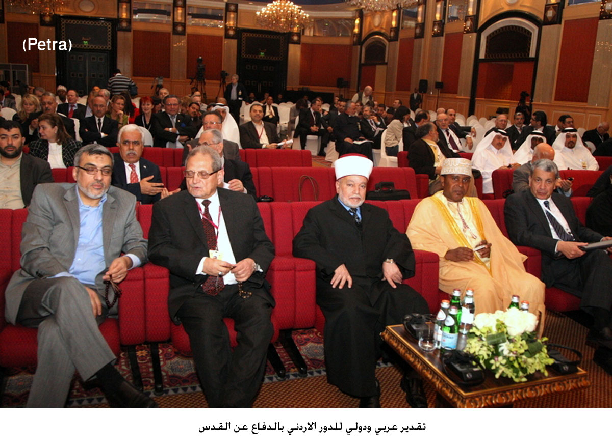 تقدير عربي ودولي للدور الاردني بالدفاع عن القدس