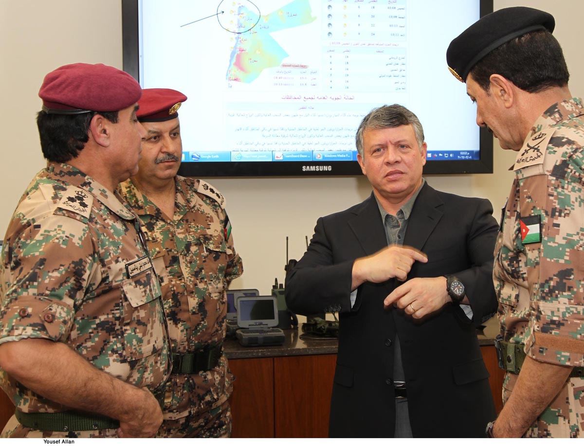 الملك يفتتح مركز متطور للقيادة والسيطرة في قيادة العمليات الخاصة المشتركة