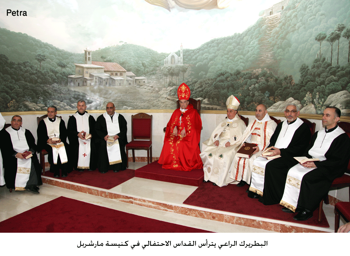 البطريرك الراعي يترأس القداس الاحتفالي في كنيسة مارشربل