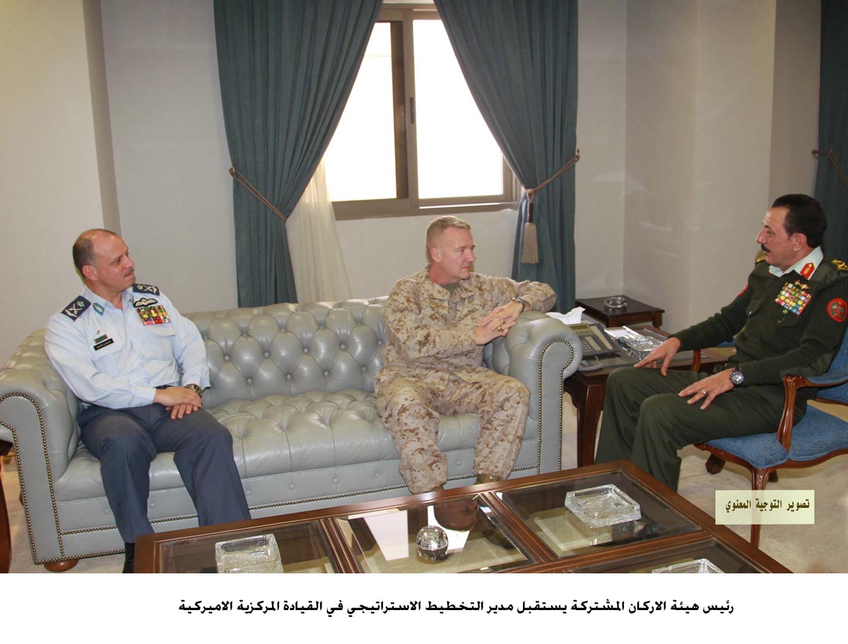 رئيس هيئة الاركان المشتركة يستقبل مدير التخطيط الاستراتيجي في القيادة المركزية الاميركية