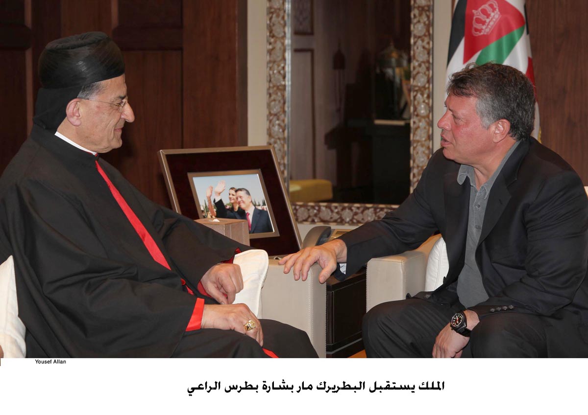 King welcomes Maronite bishop