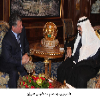 King holds talks with Saudi Monarch