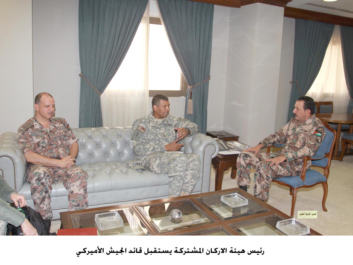 رئيس هيئة الاركان المشتركة يستقبل قائد الجيش الأميركي