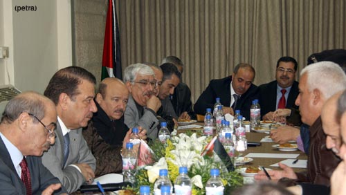 الوفد البرلماني الاردني يواصل زيارتة الرسمية للاراضي الفلسطينة