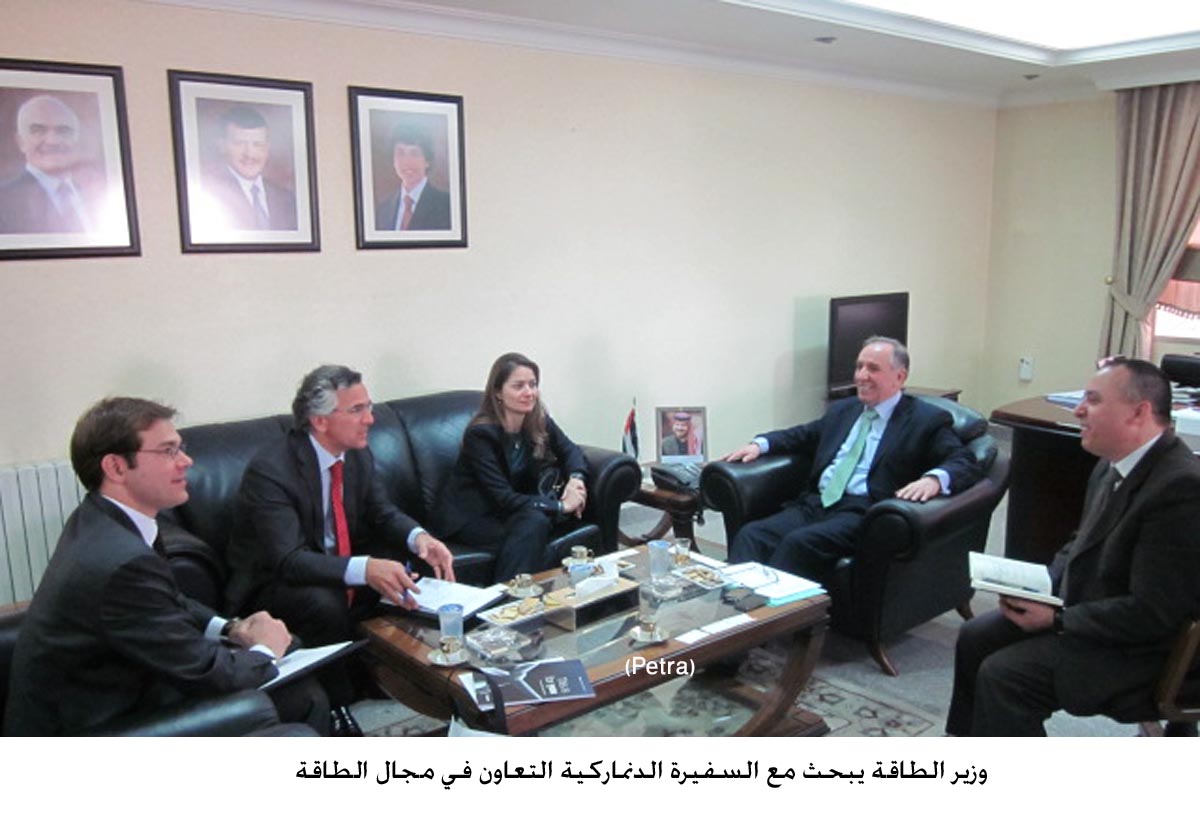 Energy minister discusses cooperation with Danish ambassador