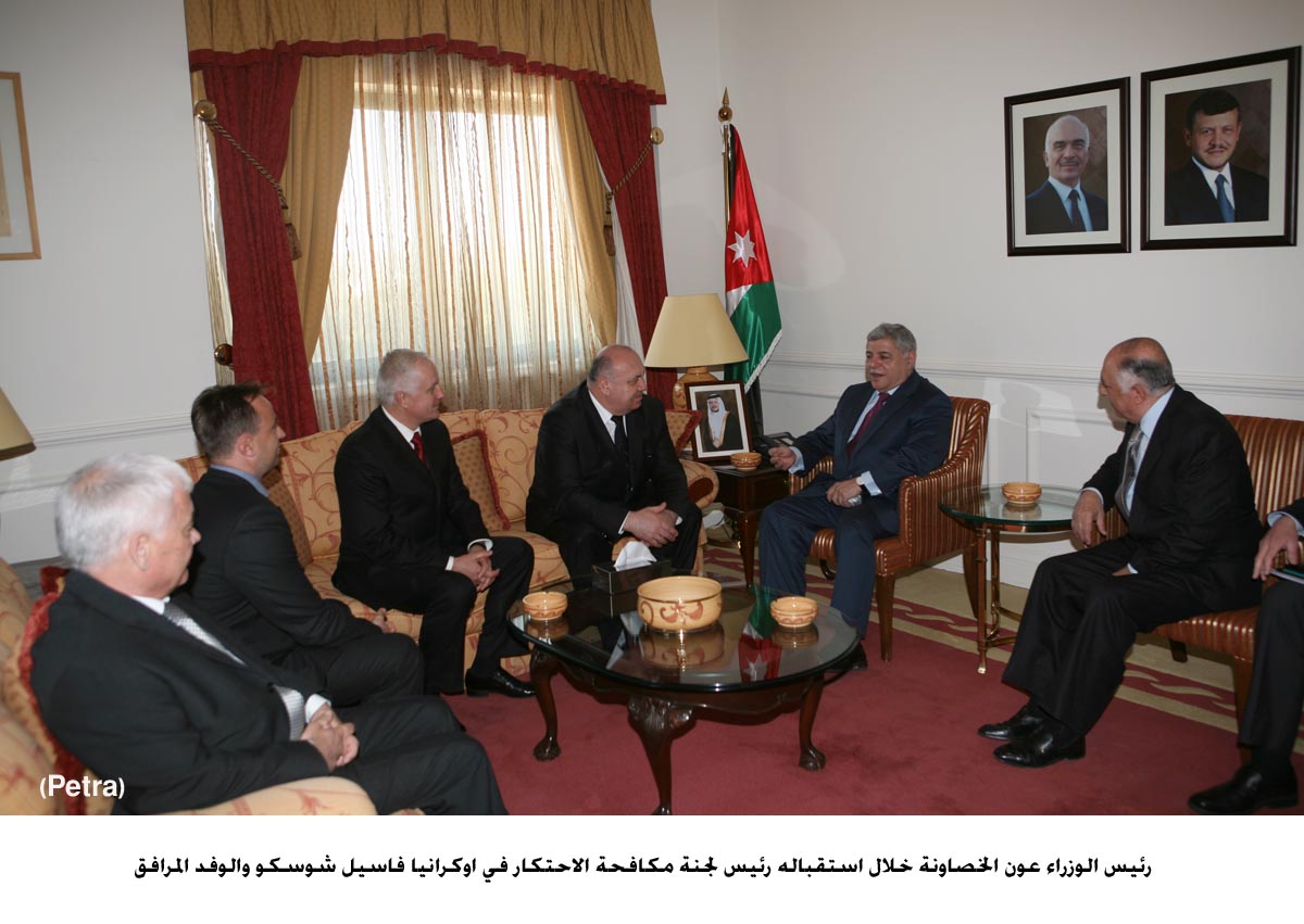 PM calls for activating agreements between Jordan and Ukraine