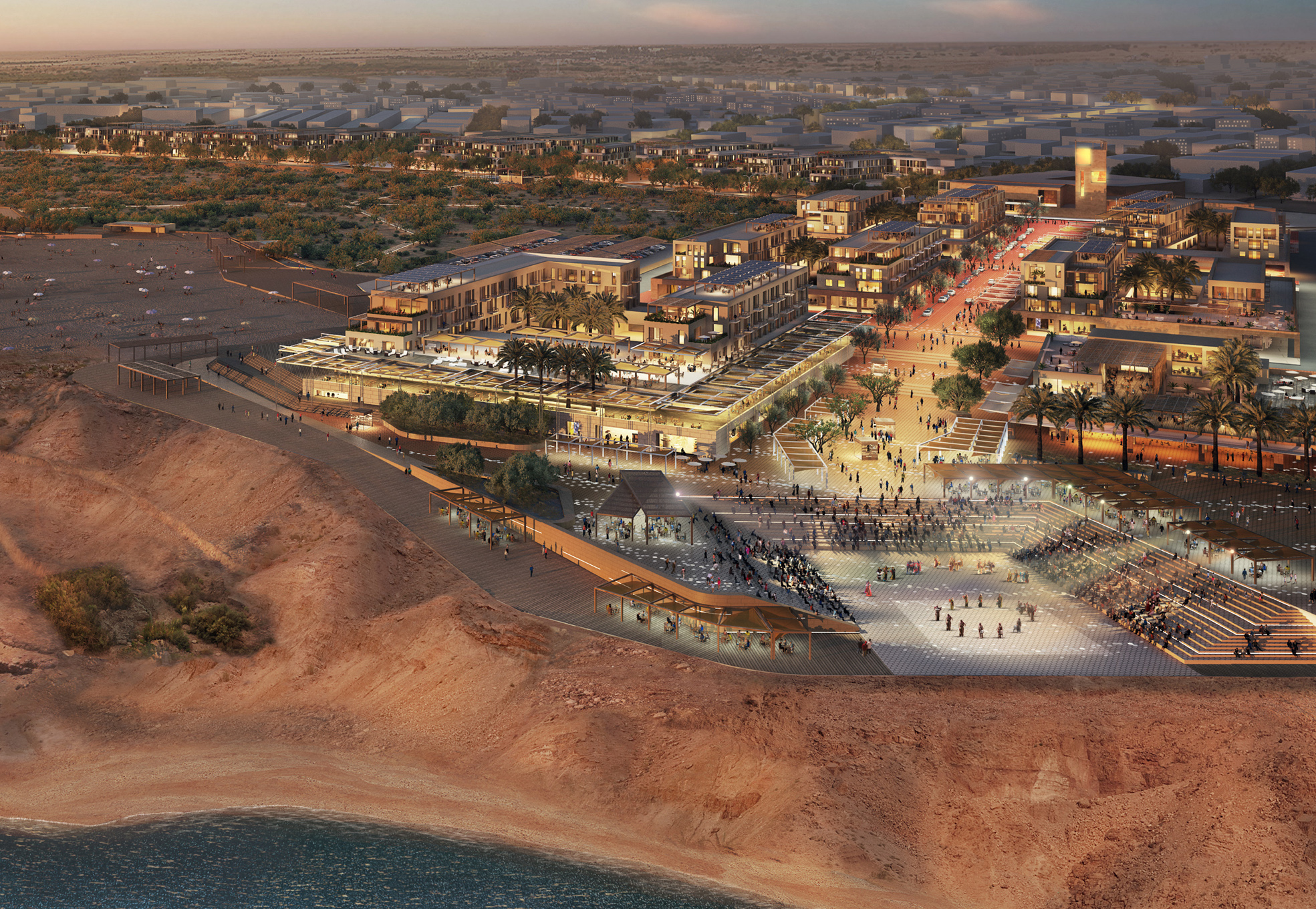 بدء اعمال تصميم المنطقة الشمالية للبحر الميت