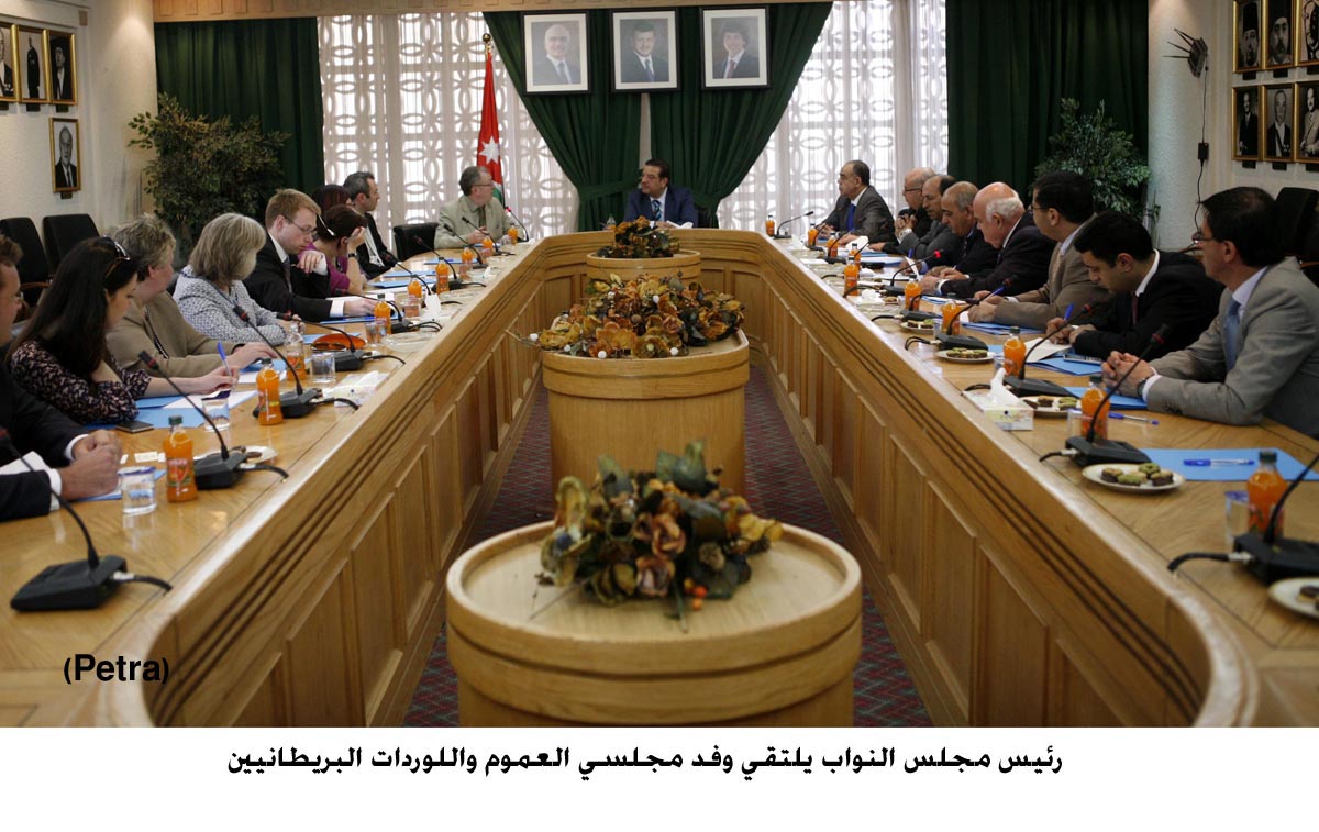 رئيس مجلس النواب يلتقي وفد مجلسي العموم واللوردات البريطانيين