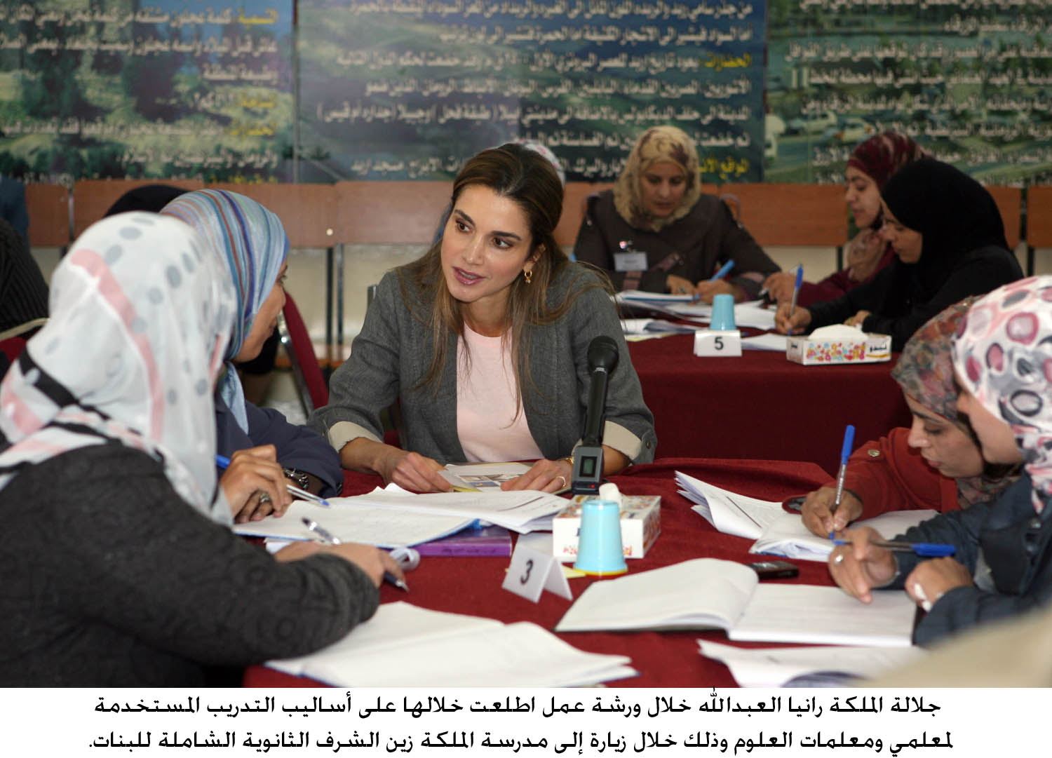 Queen Rania checks up on QRTA projects in the south