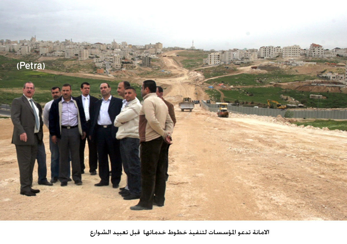 الامانة تدعو المؤسسات لتنفيذ خطوط خدماتها قبل تعبيد الشوارع