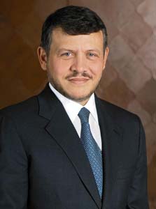 King, European officials discuss region, Palestinian-Israeli peace