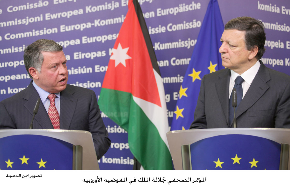 الملك يلتقي عددا من المسؤولين الأوروبيين في بروكسل