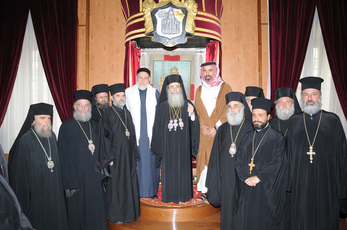 البطريرك ثيوفولوس يثمن الرعاية الهاشمية للمقدسات في مدينة القدس