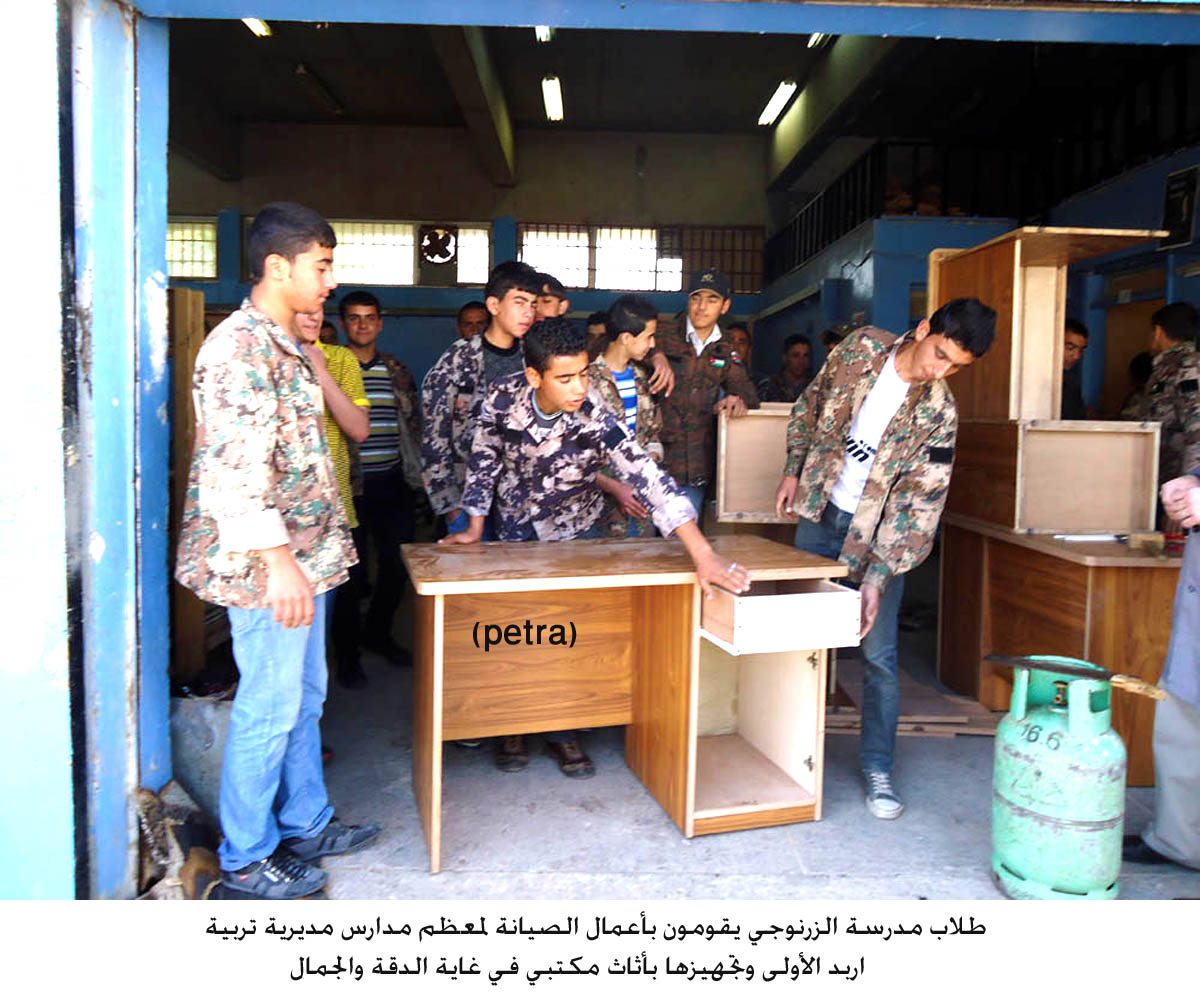 مدرسة الزرنوجي بإربد تسهم بمشروعات ذات مردود اقتصادي