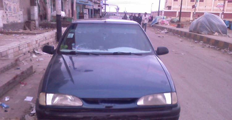 سيارة بدون ارقام تثير الرعب في محيط مقر الجامعة العربية بالقاهرة